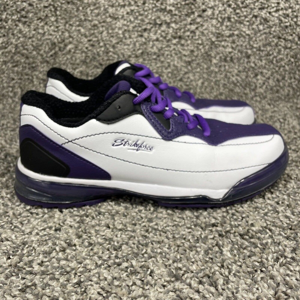 Kr Strikeforce Dream White/Purple Bowling Shoes L918… Gem